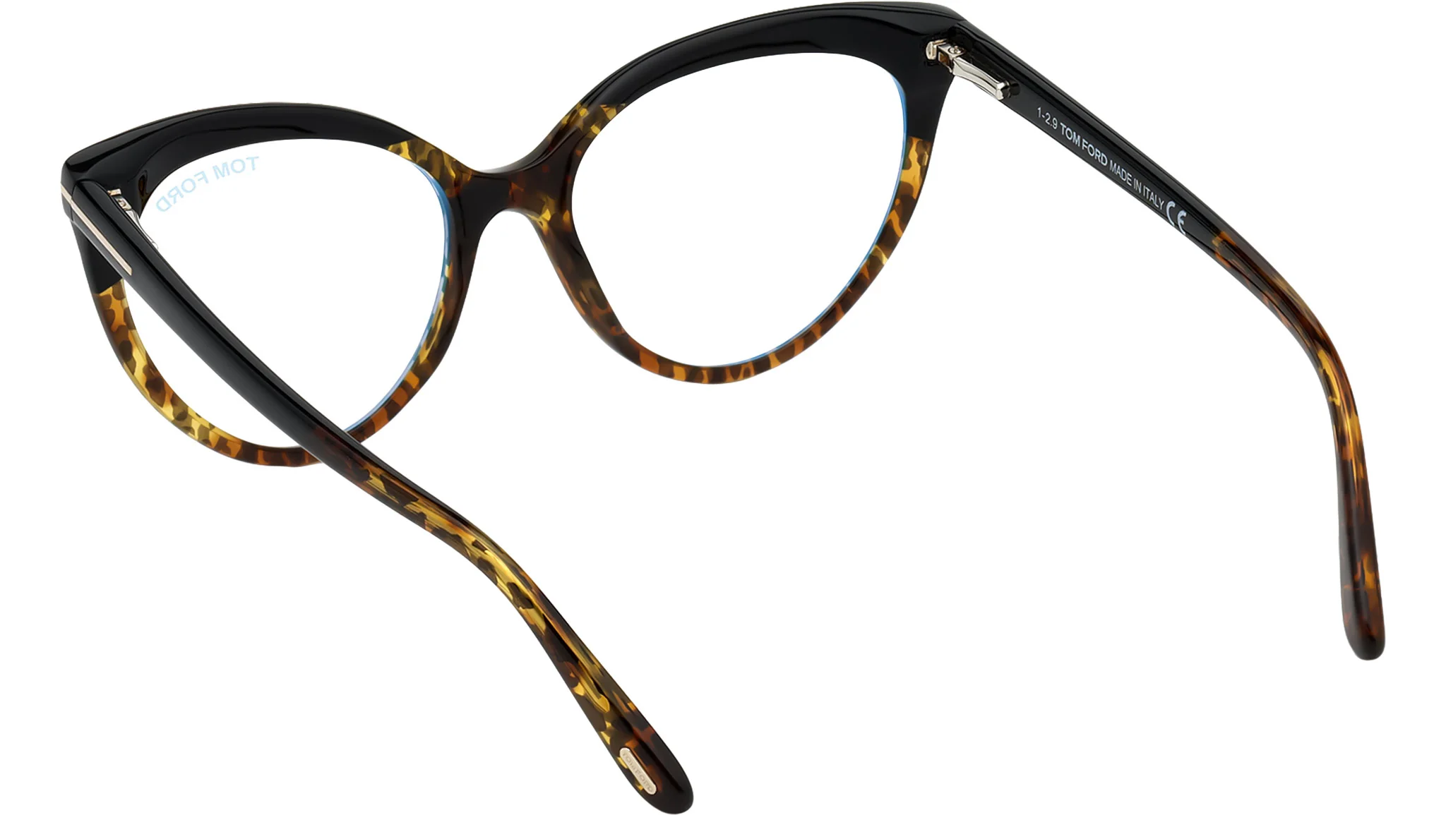 Tom Ford FT5674B 005 Eyeglasses Shiny Black 54mm Women 3