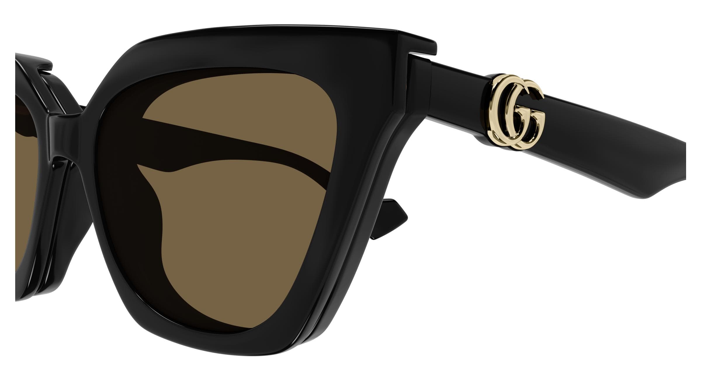 Gucci GG1542S 001 Clip On Eyeglasses Black 55mm Women 3