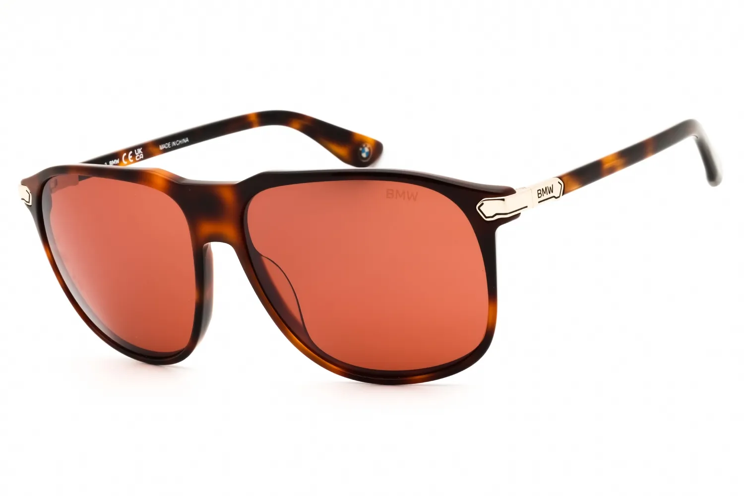 BMW BW0036 53U Sunglasses Blonde Havana 58mm Men