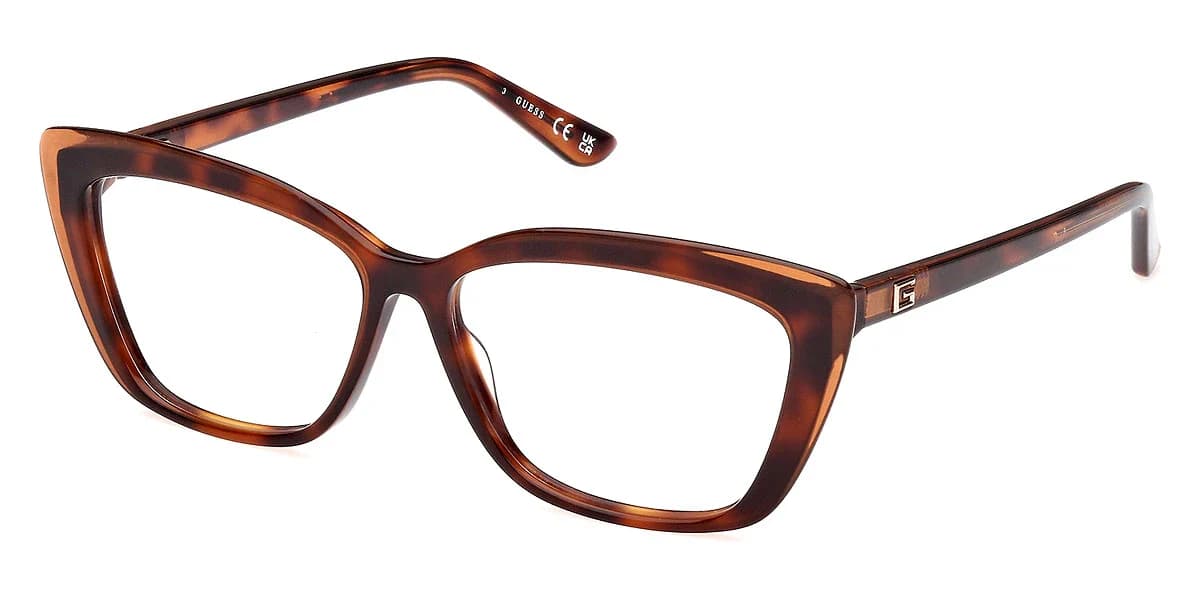Guess GU2977 052 Eyeglasses Dark Havana 49mm Women