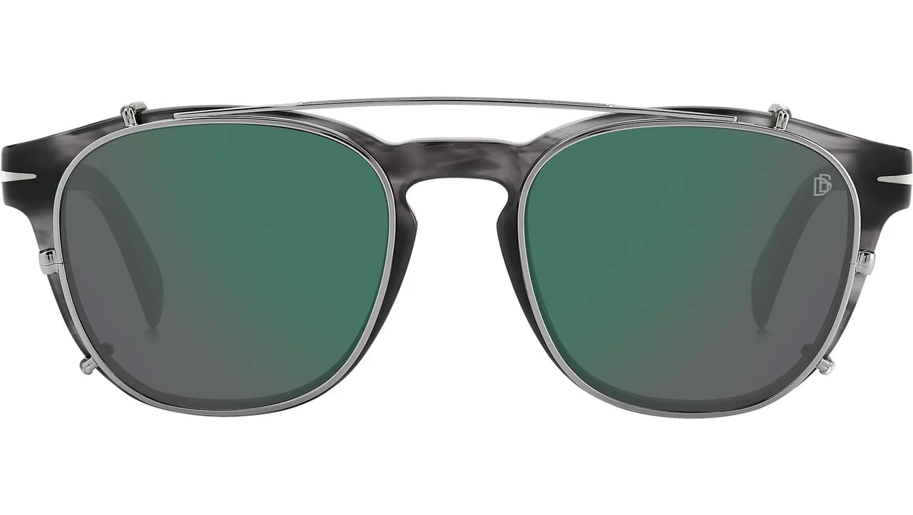 David Beckham DB 1117/CS 02W8 MT Sunglasses Grey Horn 50mm Men 2