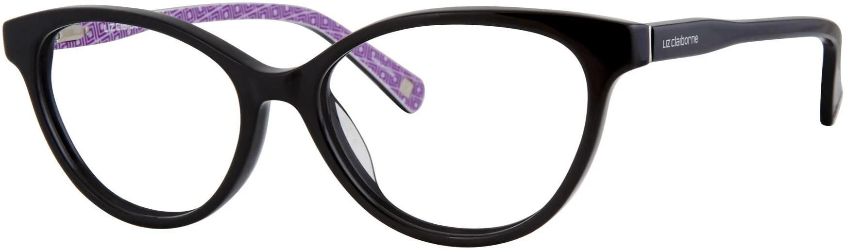 Liz Claiborne L452 0807 Eyeglasses Black 51mm Women