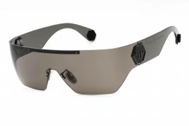 Philipp Plein SPP029M 0568 Sunglasses Shiny Gunmetal