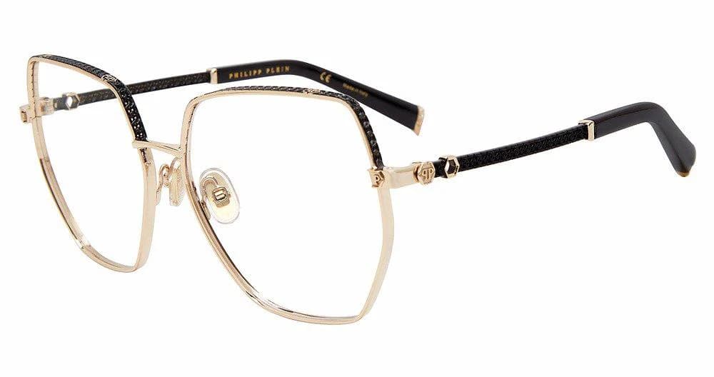 Philipp Plein VPP054S 0301 Eyeglasses Shiny Rose Gold 57mm Women