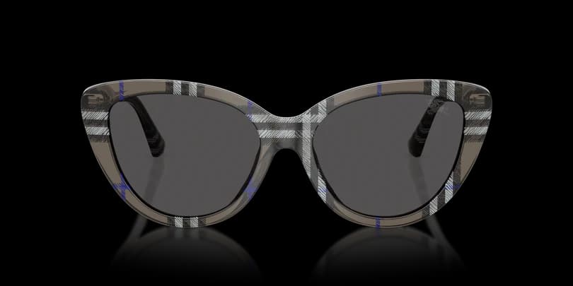 Burberry 0BE4457 416687 Sunglasses Check Lichen 55mm Women 2
