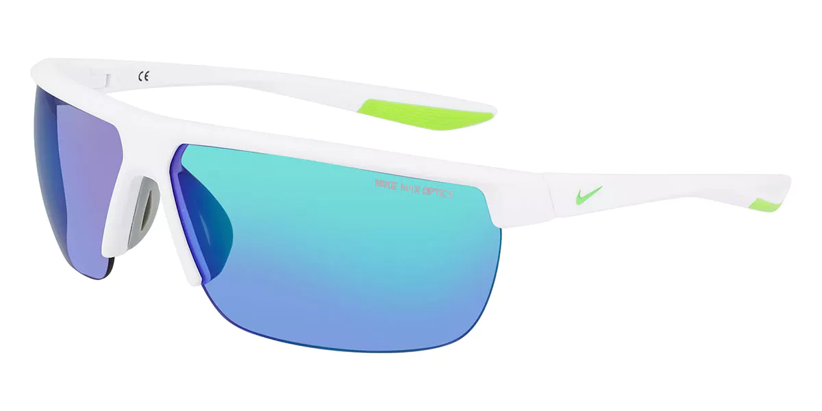 Nike TEMPEST M CW4665 103 Sunglasses Matte White 71mm Men