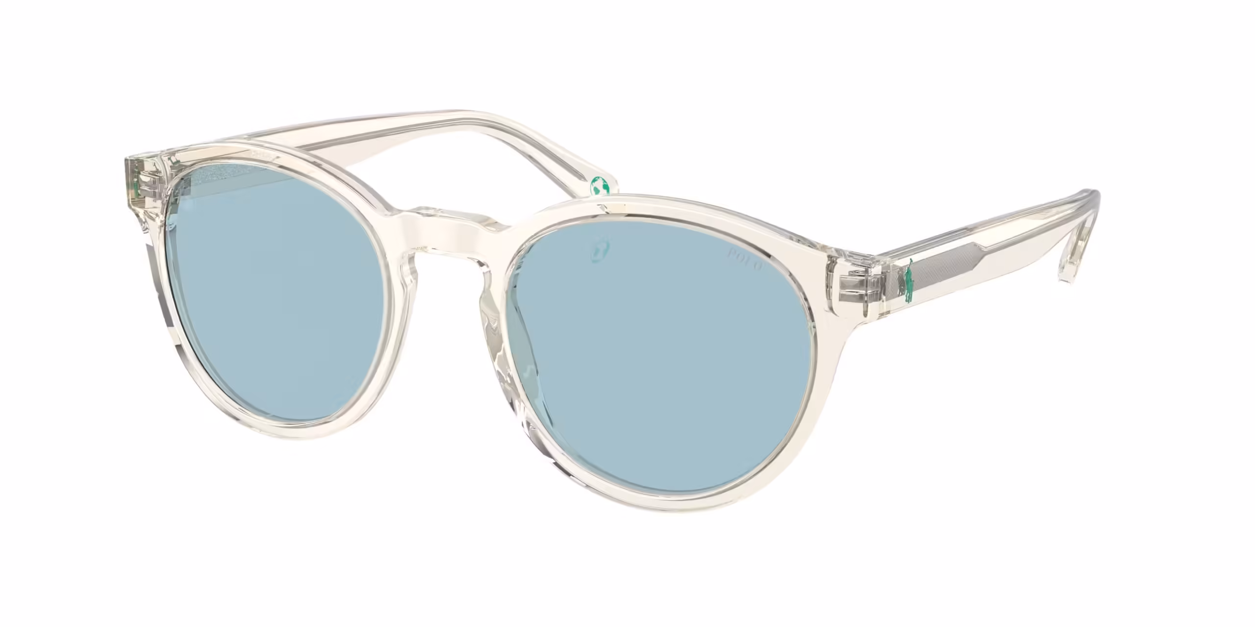 Polo Ralph Lauren PH4192F 503480 Sunglasses Shiny Transparent Pinot Grey 51mm Men