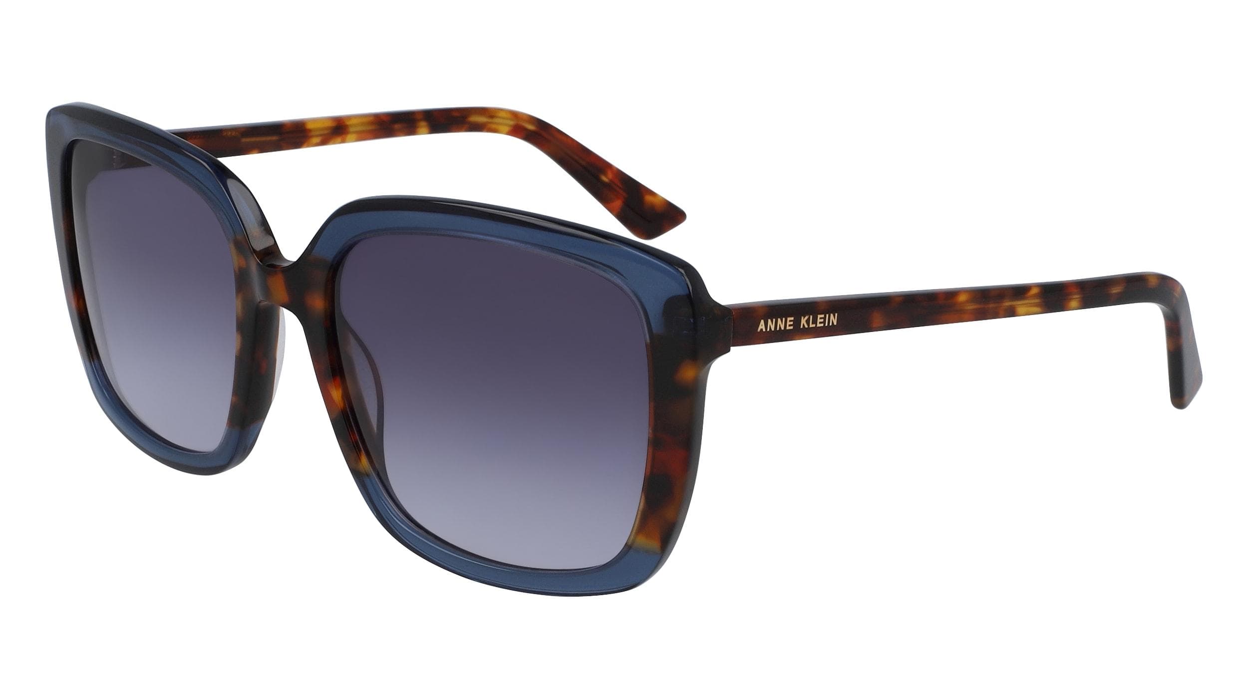 Anne Klein AK7066 424 Eyeglasses Blue Tortoise 55mm Women