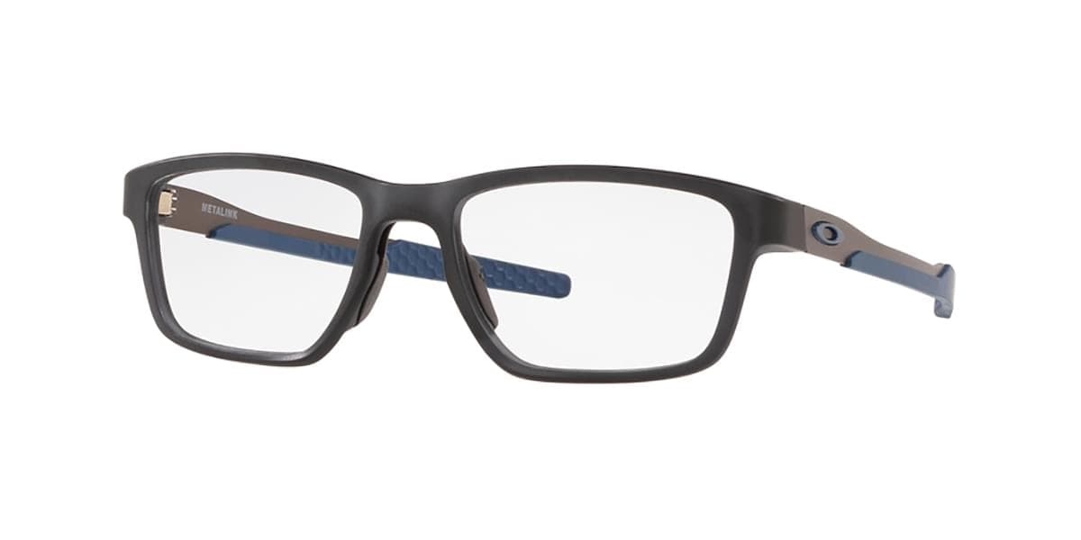 Oakley Metalink OX8153-0753 OX8153 Eyeglasses Gray 53mm Men