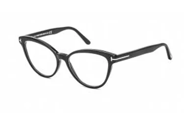 Tom Ford FT5639-B 001 Eyeglasses Shiny Black 54mm