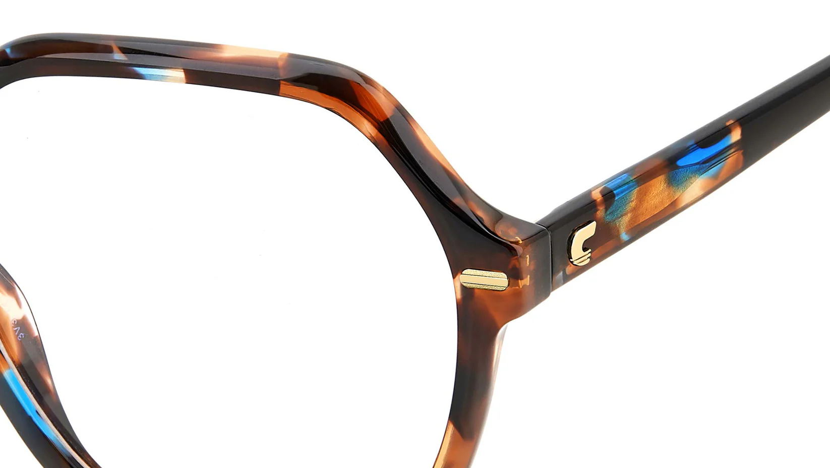 Carrera 3032 0X8Q Eyeglasses Brown Blue Havana 54mm Women 4