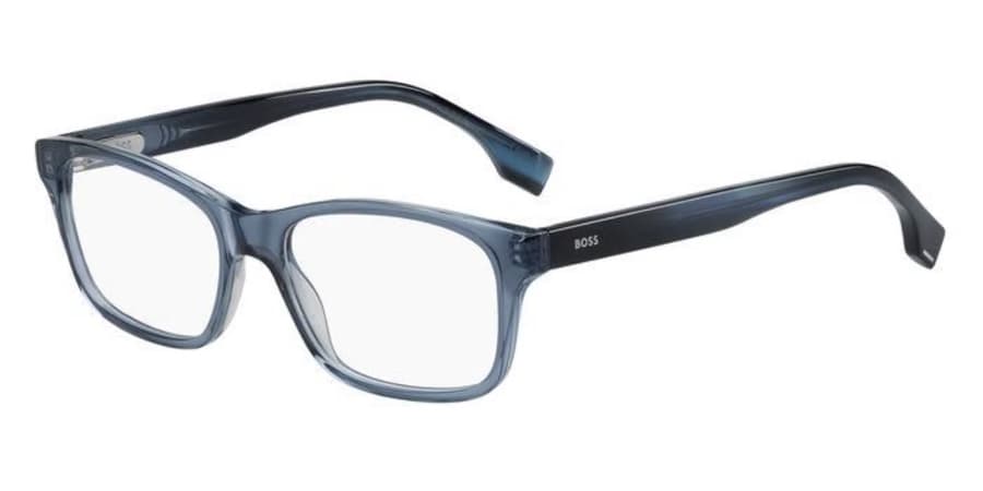 HUGO BOSS 1645 038I Eyeglasses Blue Horn 54mm Men