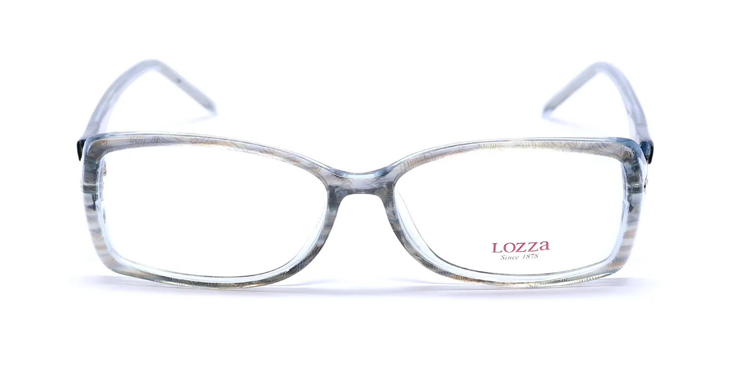 Lozza Vl1834 09y2 Eyeglasses Blue 52mm 3