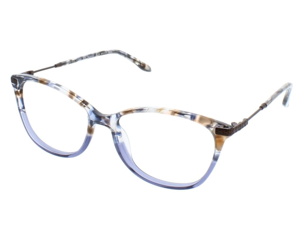 BCBGMAXAZRIA Rowan Eyeglasses Blue Brown Fade 52mm Women