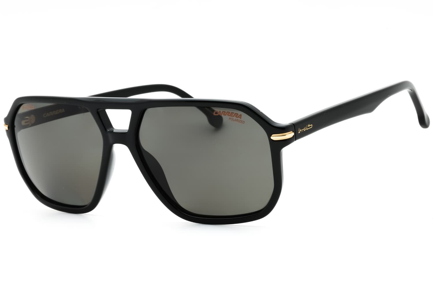 Carrera 302/S/N 02M2 Sunglasses Black Gold 59mm Men
