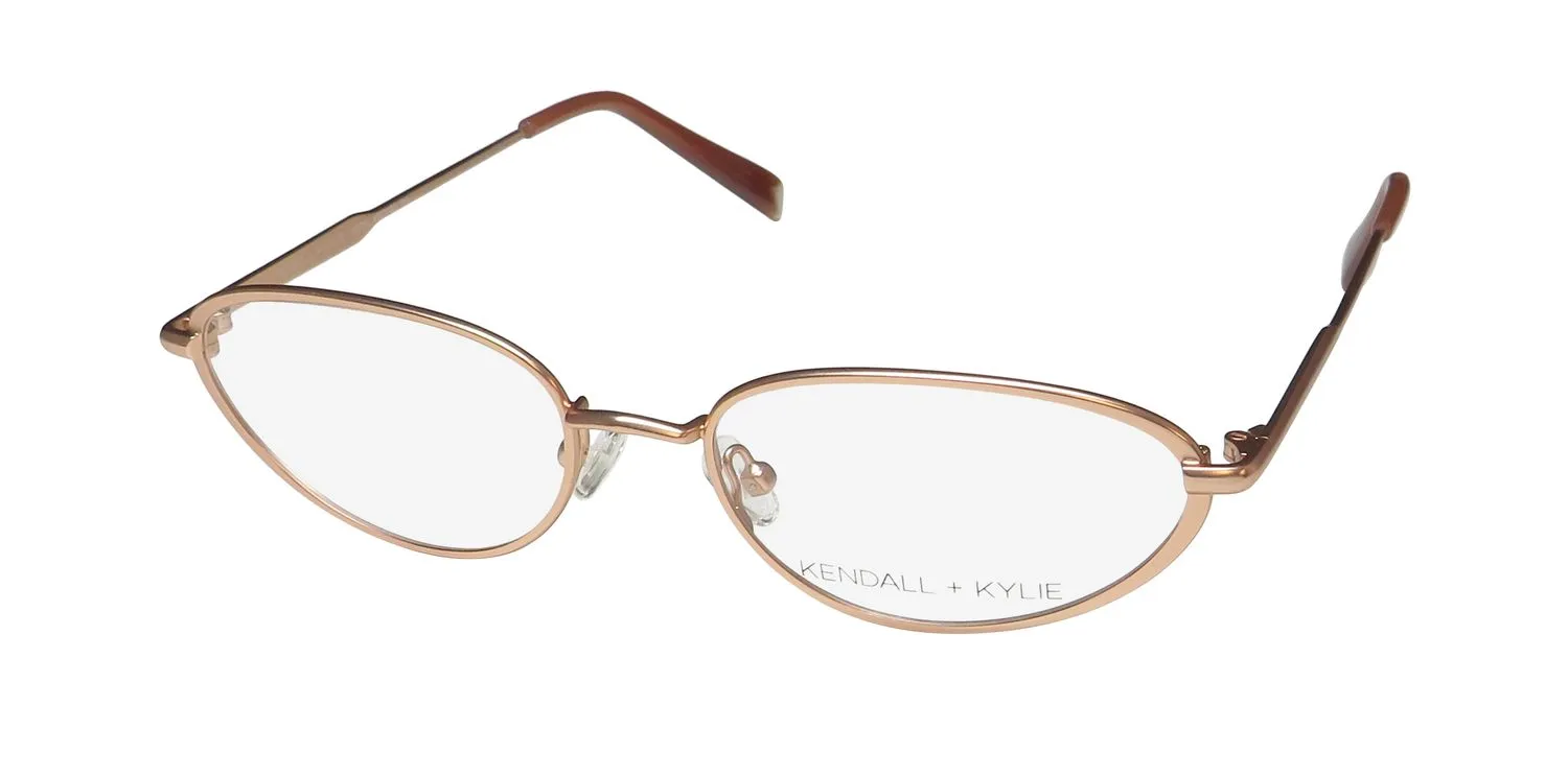Kendall + Kylie Kko165 Veda 780 Eyeglasses Rose Gold 53mm