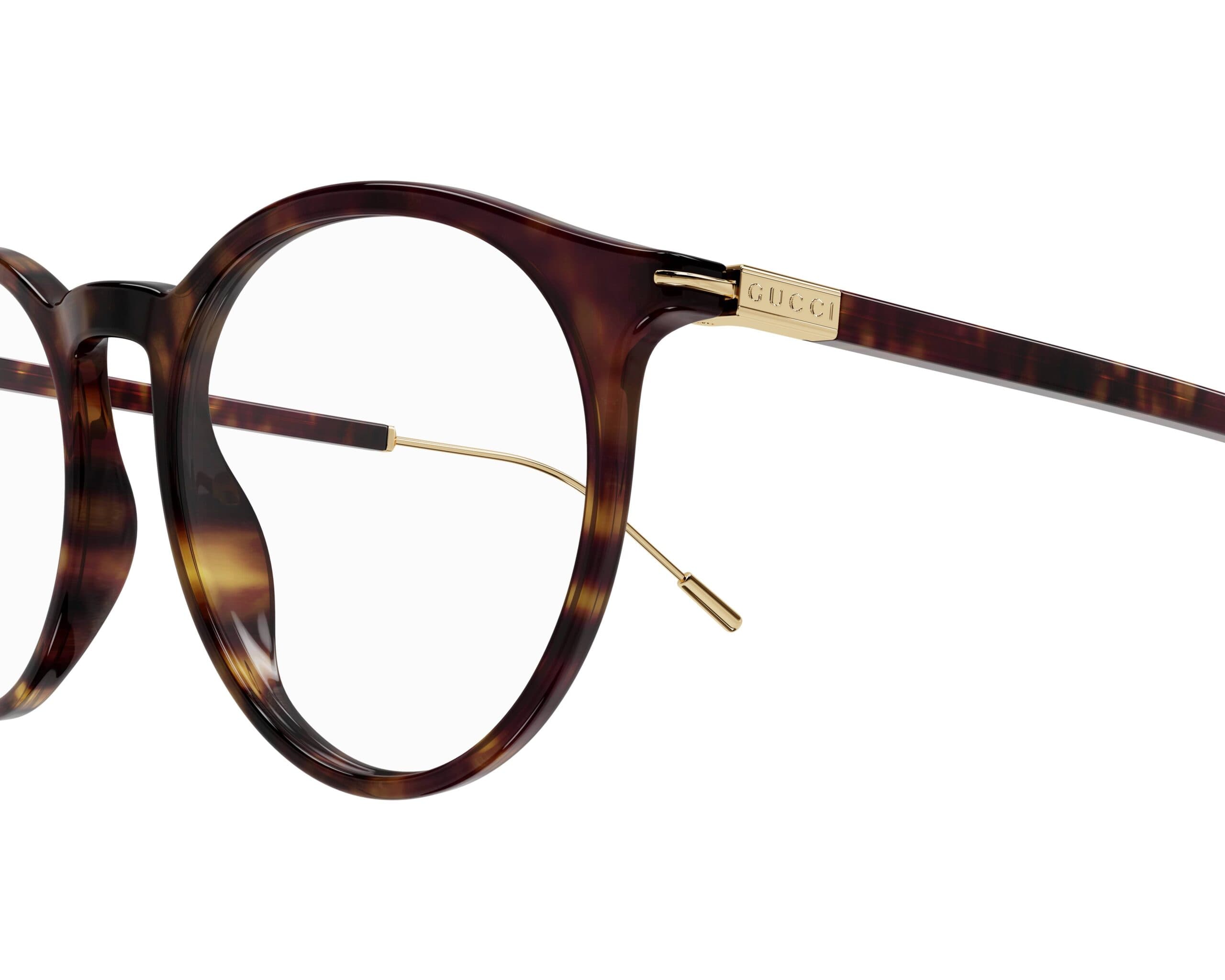 Gucci GG1274O 002 Eyeglasses Havana 52mm Women 2