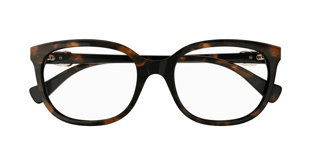 Gucci GG1075OA 002 Eyeglasses Havana 54mm Women 3