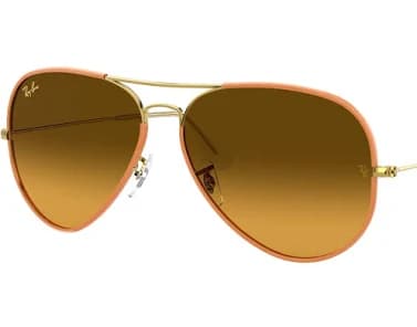 Ray-Ban RB3025-J-M Aviator Full Color 9196/51 RB3025JM Aviator Full Color Sunglasses Multicolor 58mm Men
