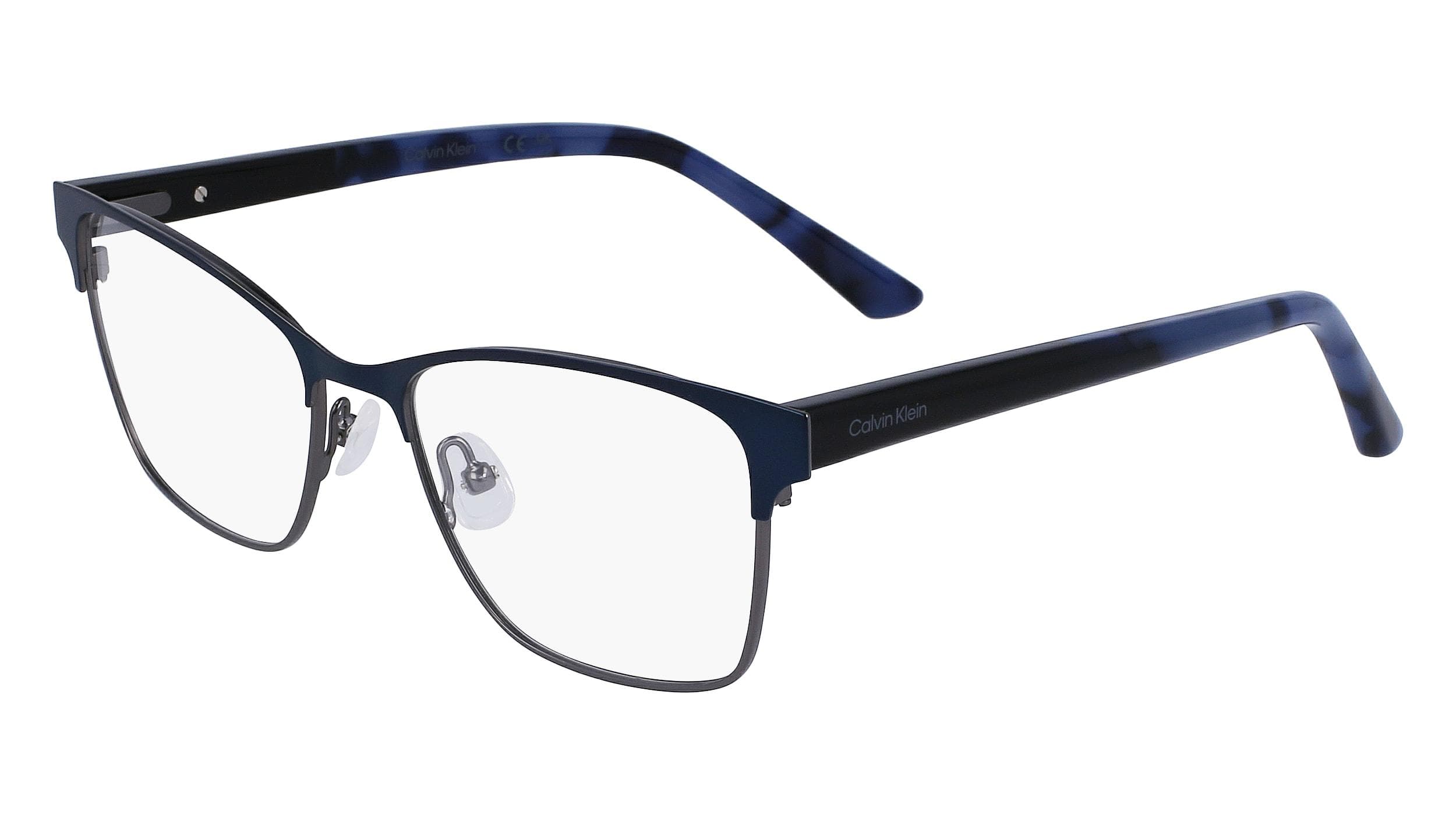 Calvin Klein CK23107 414 Eyeglasses Blue 52mm Women