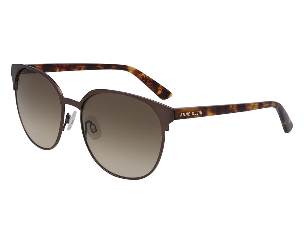 Anne Klein AK7068 200 Sunglasses Brown 55mm Women