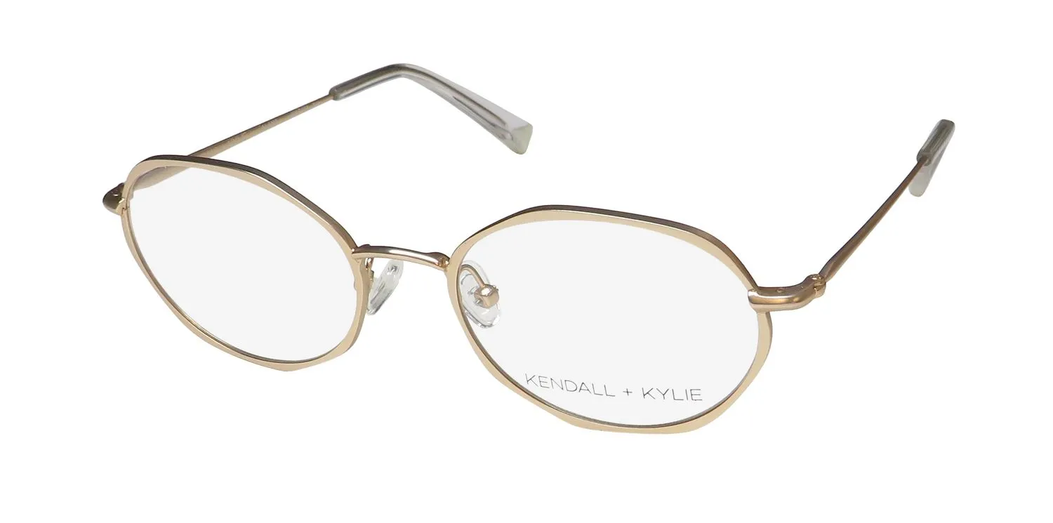 Kendall + Kylie Kko162 Alana 718 Eyeglasses Light Gold 51mm