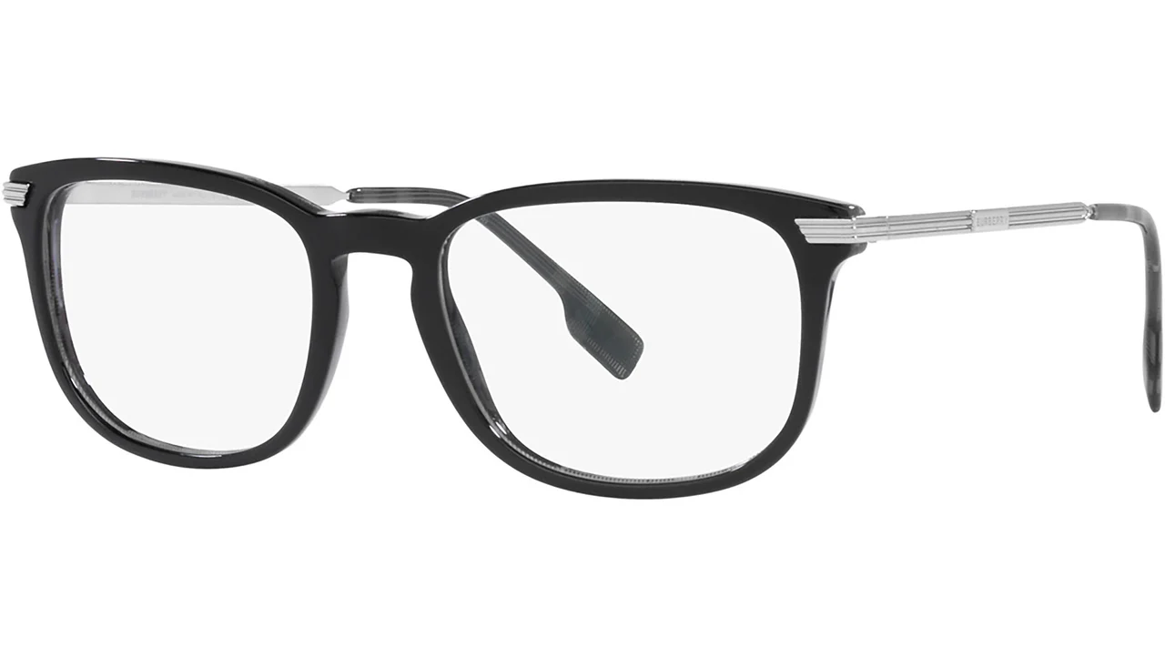 Burberry 0BE2369 3829 Eyeglasses Black Charcoal 56mm Men
