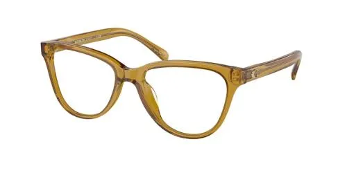 Coach 6202U 5715 Eyeglasses Transparent Honey 52mm Women