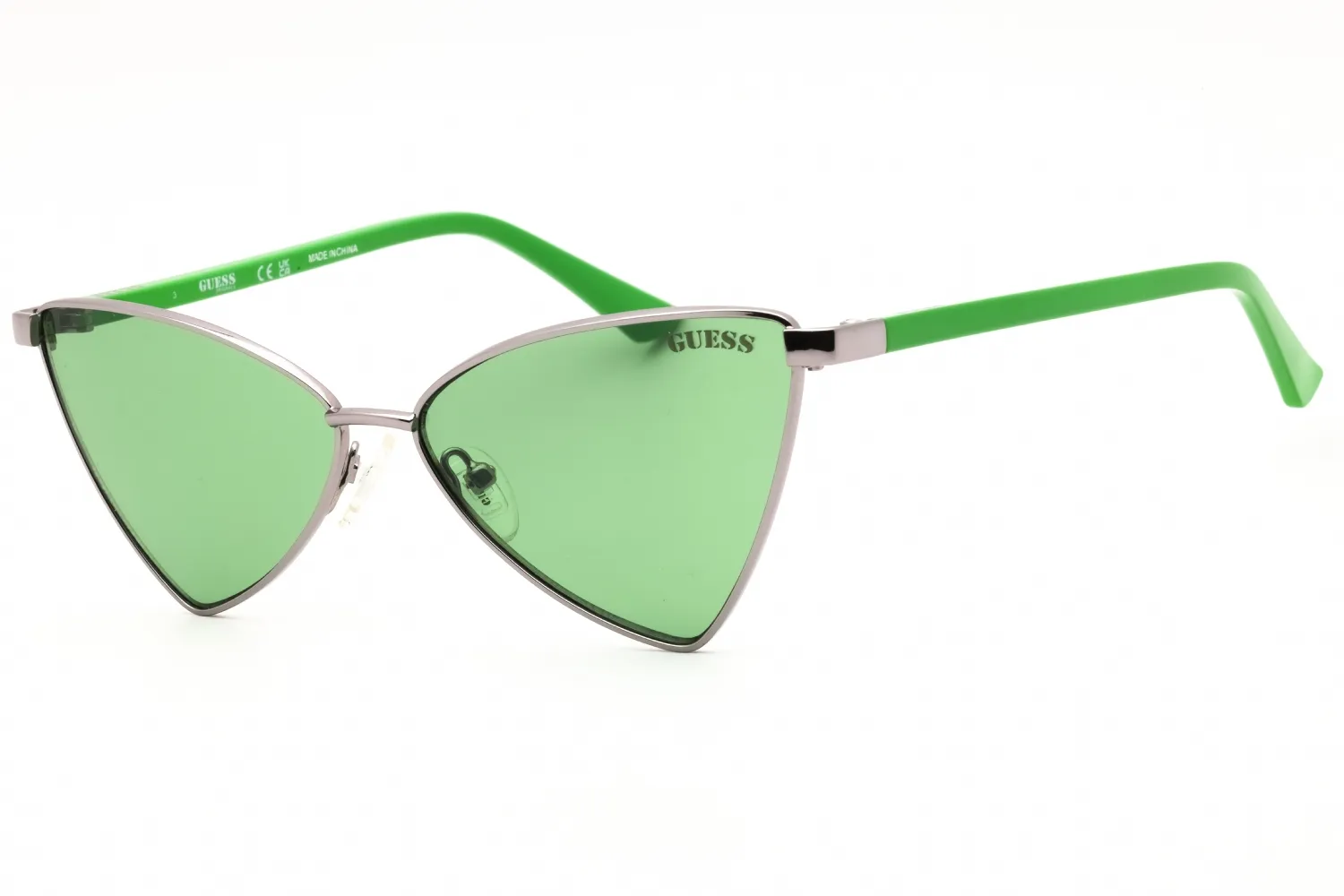 Guess GU8286 08N Sunglasses Shiny Gunmetal 55mm Women