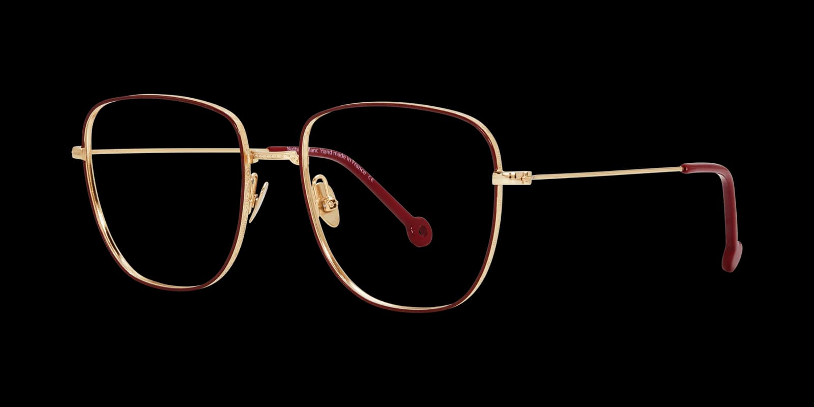 Nathalie Blanc Camille C628 Eyeglasses Gold Pale 55mm Women