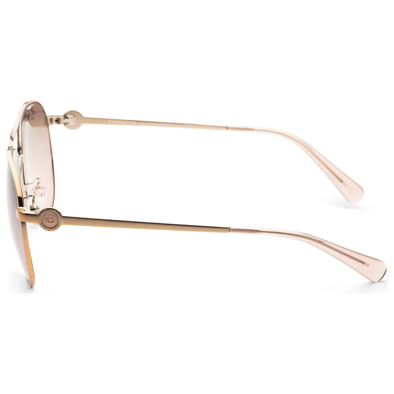 Coach HC7128 9331U8 Sunglasses Shiny Rose Gold 58mm Women 2
