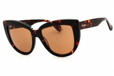 Max Mara MM0076 52E Sunglasses Dark Havana 55mm