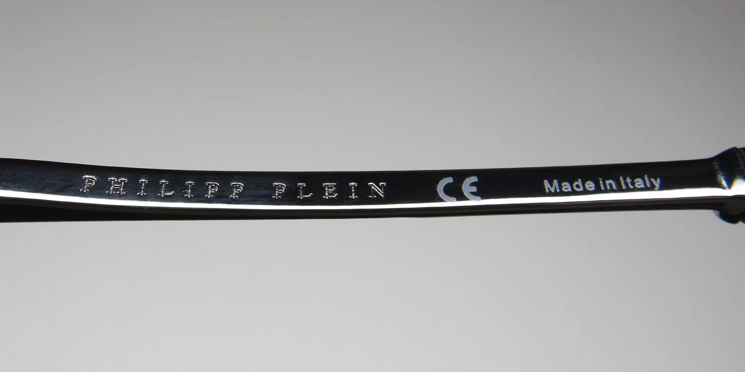Philipp Plein Vpp017 Plein Treasure 0568 Eyeglasses Grey 52mm Unisex 7