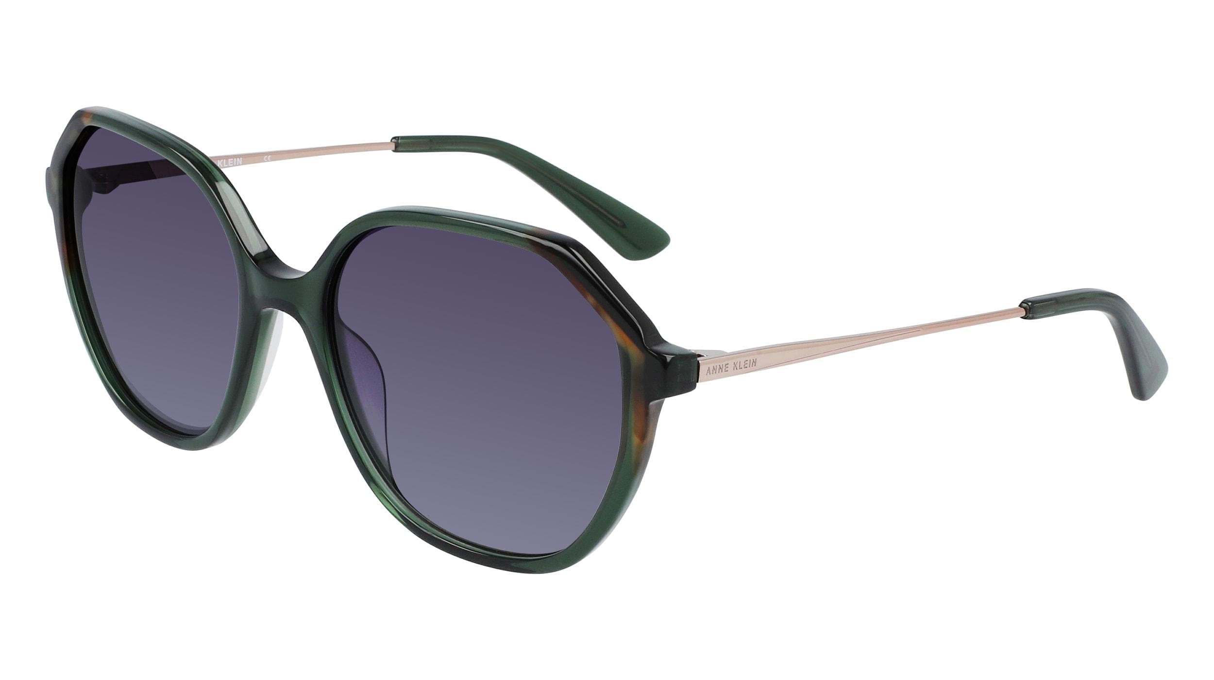 Anne Klein AK7075 300 Sunglasses Green 55mm Women