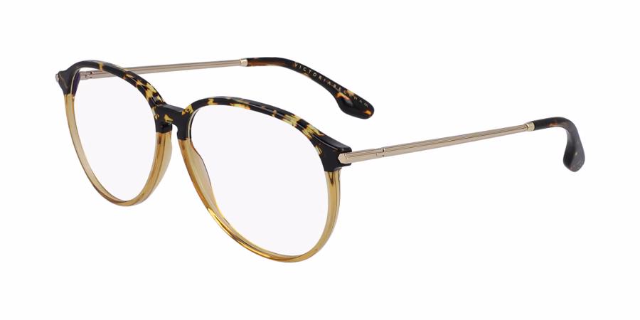 Victoria Beckham VB2606 238 Eyeglasses Amber Tortoise 57mm Women