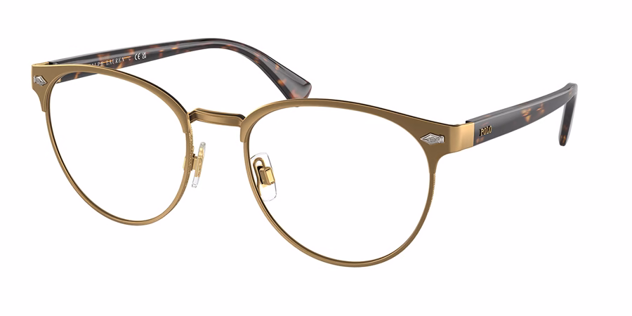 Polo Ralph Lauren 0PH1226 9324 Eyeglasses Semi Shiny Brass 52mm Men