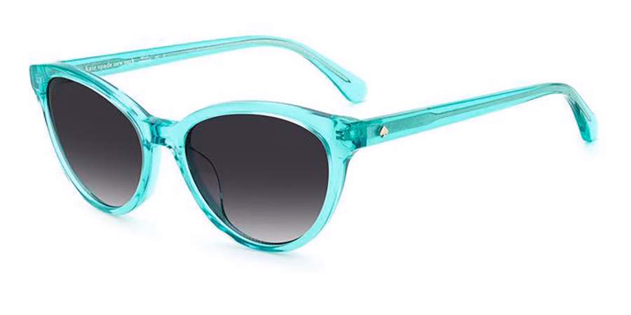 Kate Spade ADELINE/G/S 0ZI9 Sunglasses Teal 55mm Women