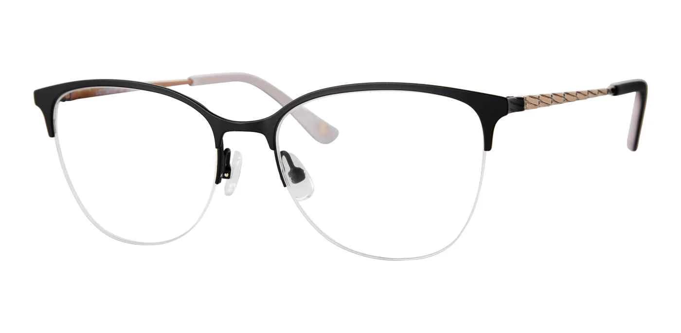 Liz Claiborne L 677 0003 Eyeglasses Matte Black 51mm Women
