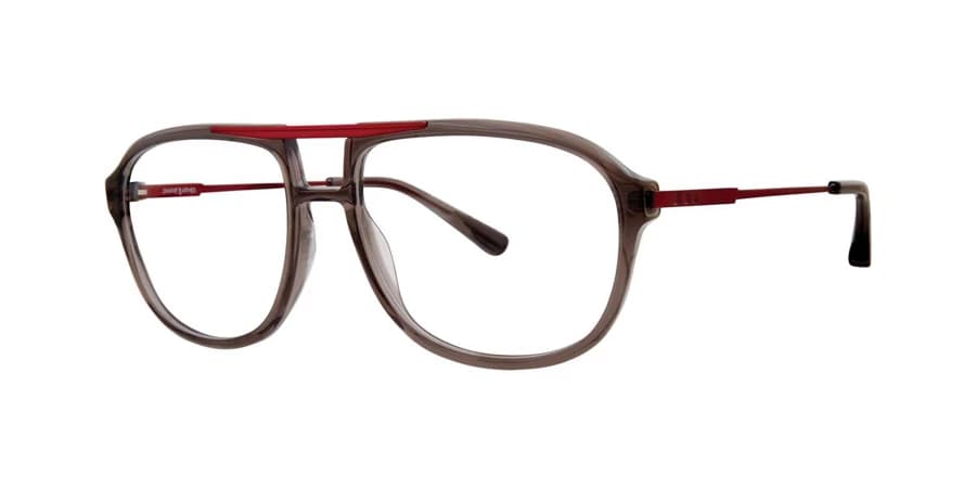 Jhane Barnes Transpose Eyeglasses Grey 57mm Men