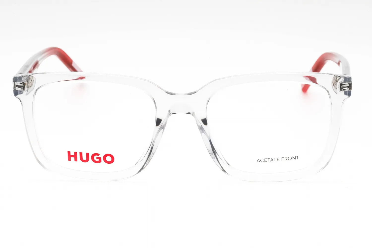 Hugo HG 1261 0268 00 Eyeglasses Grey Red 51mm Men 2