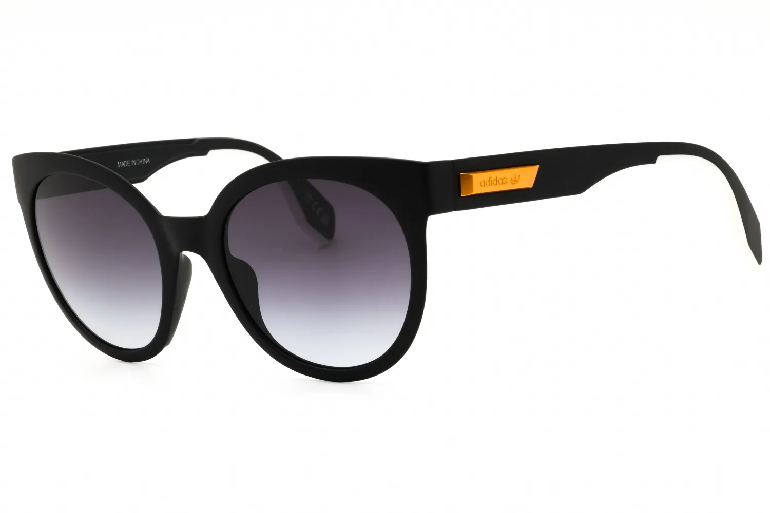 Adidas OR0068 02B Sunglasses Matte Black 52mm Women
