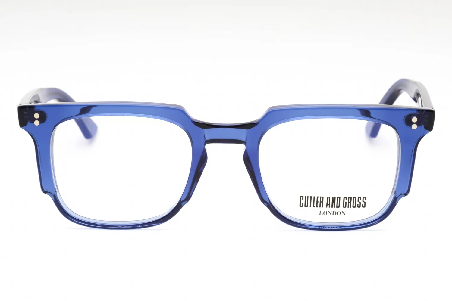 Cutler and Gross CGOP138249 004 Eyeglasses Russian Blue 49mm Unisex 2