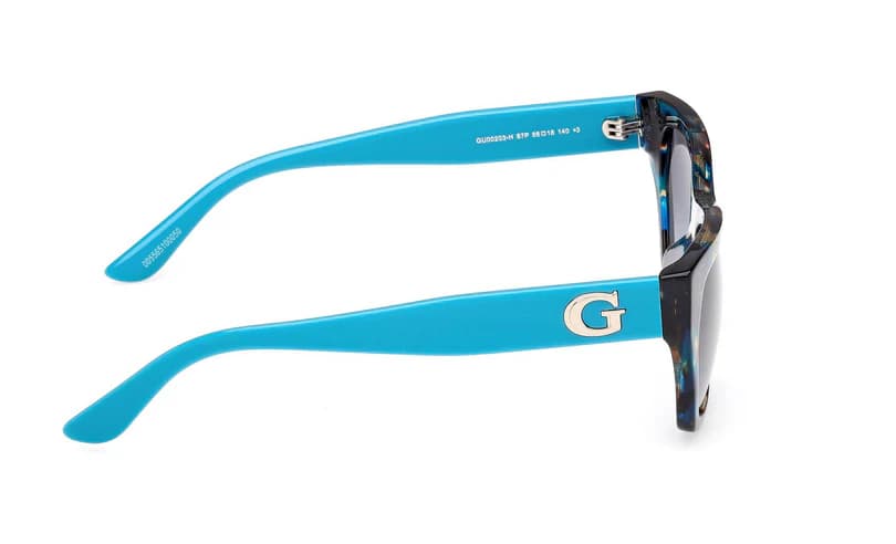 Guess GU00203H 87P Sunglasses Turquoise 56mm Women 5