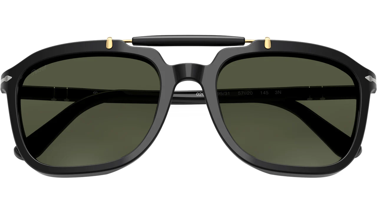 Persol 0PO0203S 95/31 Sunglasses Black 57mm Men 5