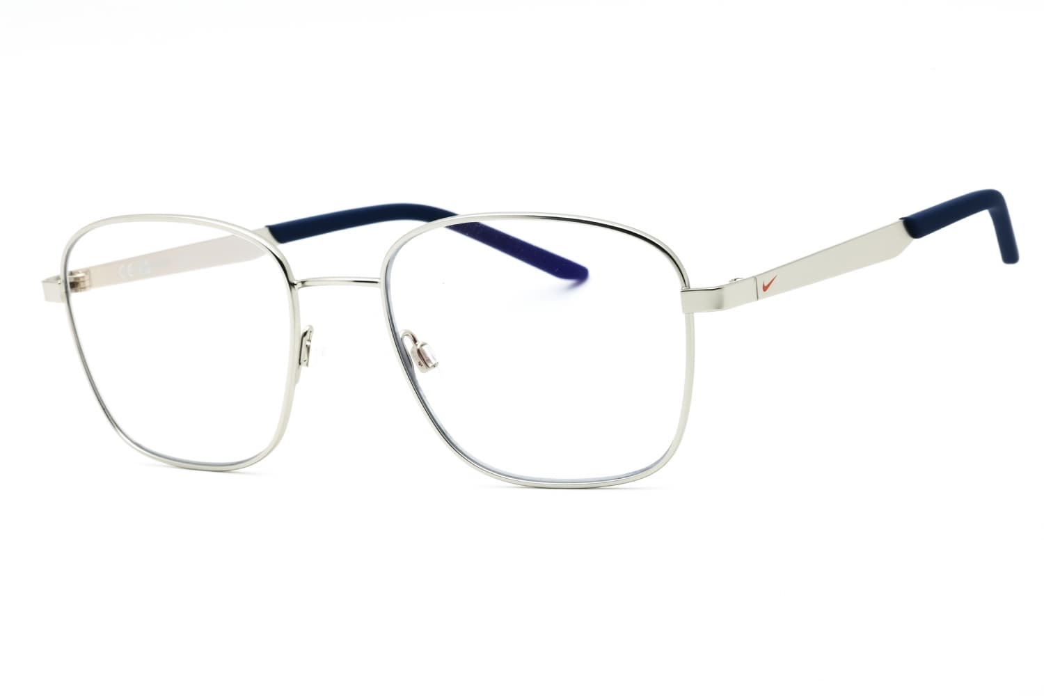 Nike TRAVELER FLOW BL IB3677X 031 Eyeglasses Satin Silver 53mm Unisex