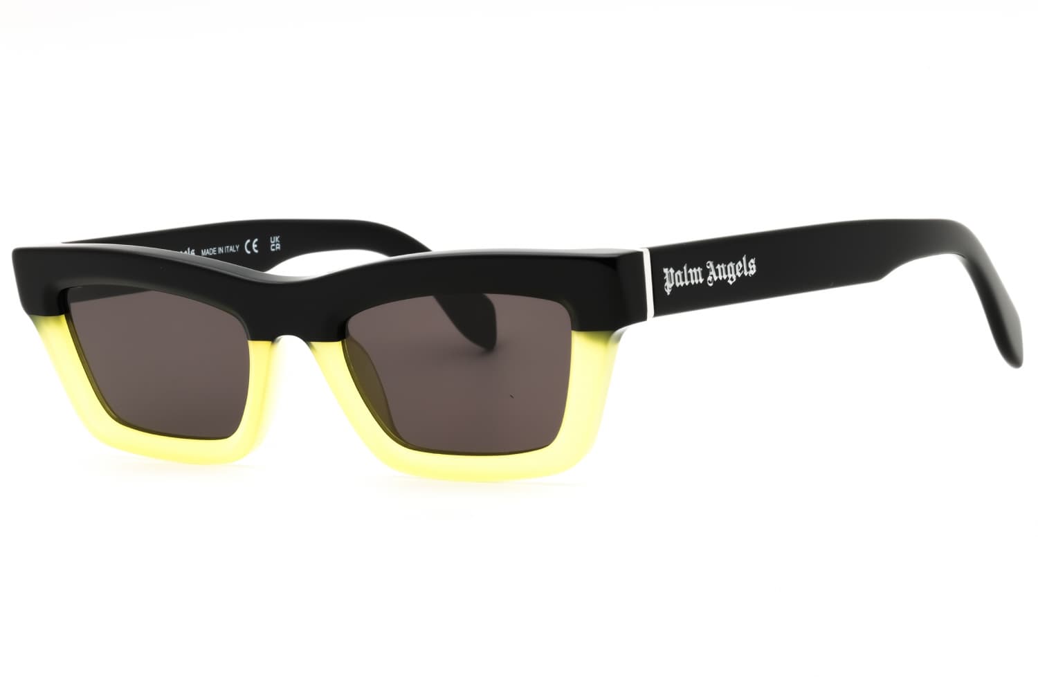 Palm Angels MELROSE Sunglasses Black Yellow 51mm Unisex