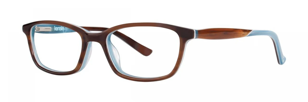 Kensie Surprise Eyeglasses Feathered Brown 47mm Kids