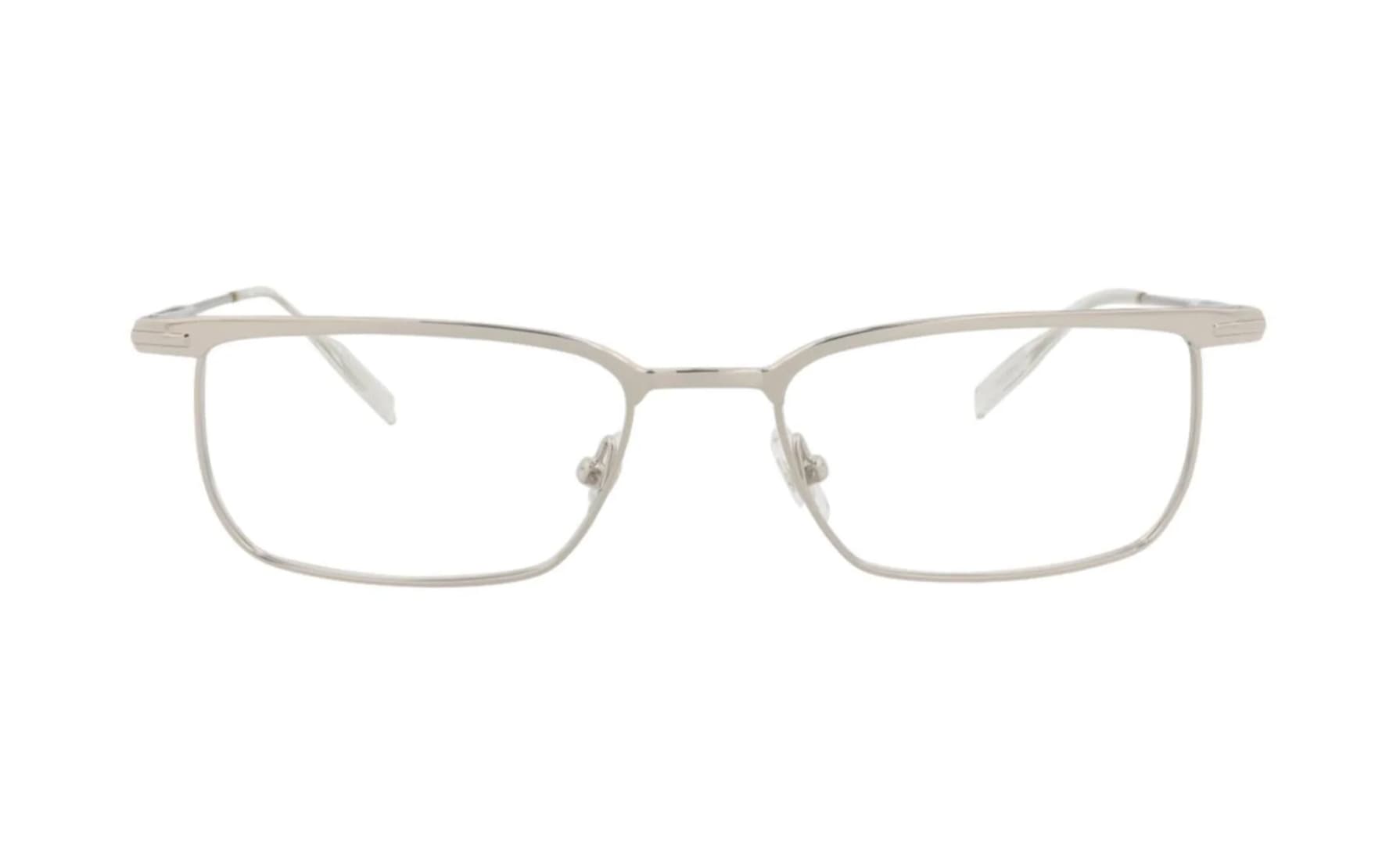 Montblanc MB0219O 001 Eyeglasses Silver 54mm Men 2