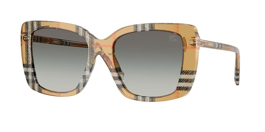Burberry 0BE4456 416311 Sunglasses Check Sand 54mm Women