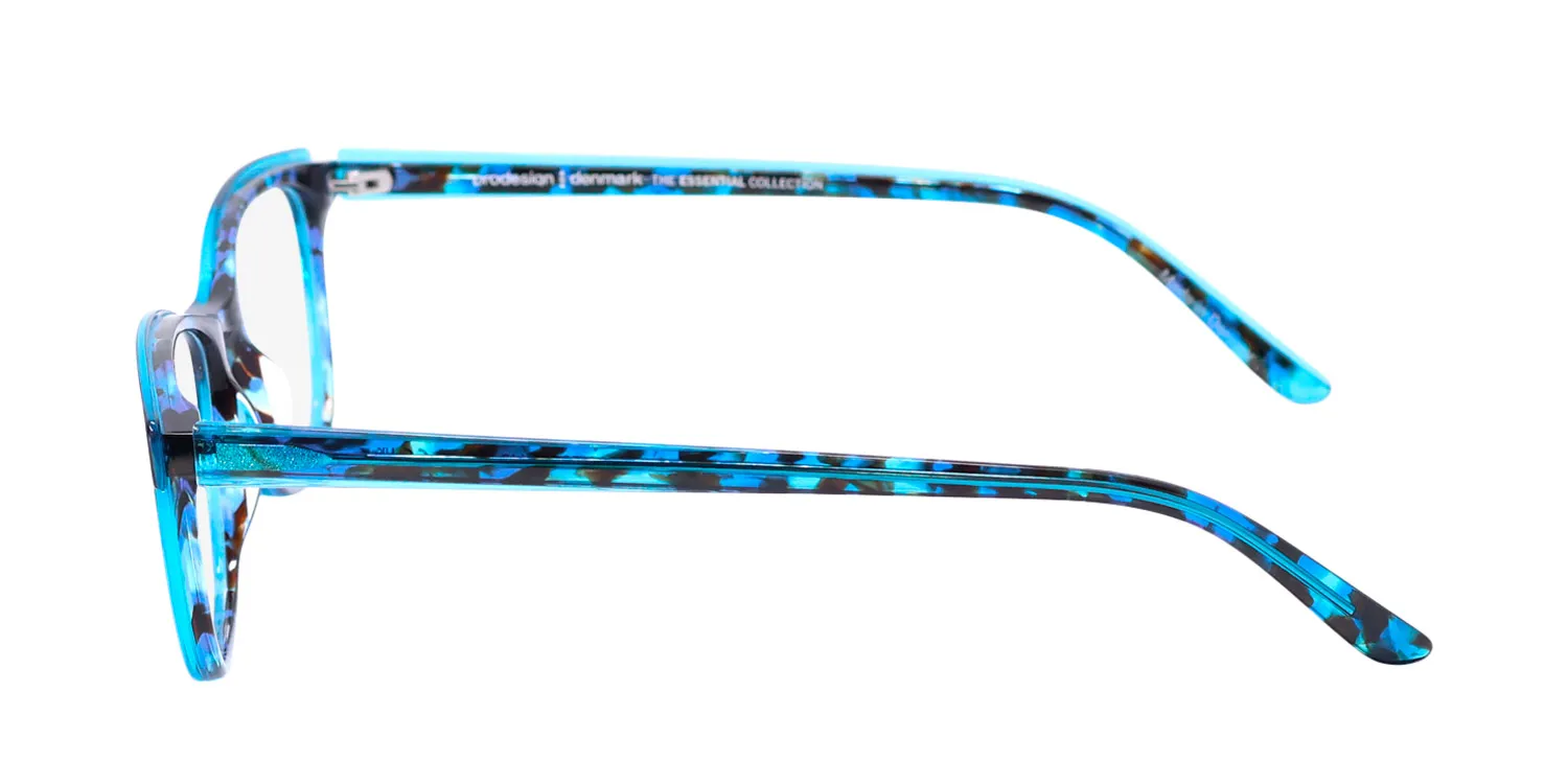 ProDesign Denmark Clear 1 8524 Eyeglasses Blue Tortoise 50mm Women 4